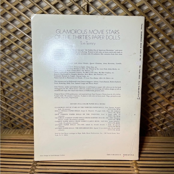 Vintage Glamorous Movie Stars of The 30s Paperdoll Book 1978 - Picture 2 of 10